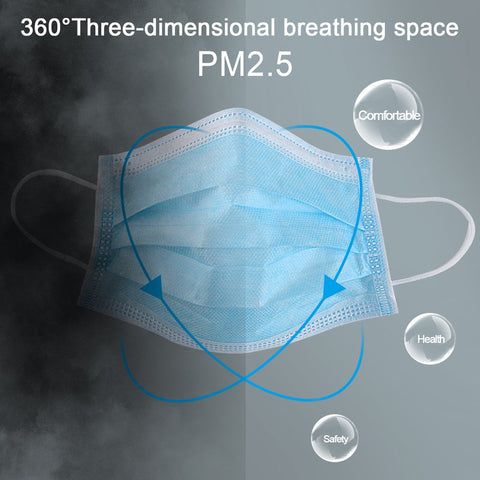 Image of 10 PCS Disposable Surgical Medical Face Mask 3-Ply